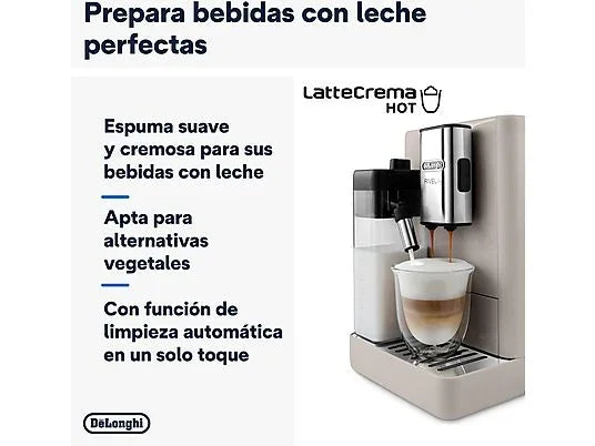 Cafetera superautomática - De'Longhi Rivelia EXAM440.55.BG, Molinillo integrado