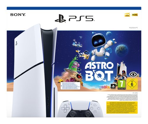 Consola PlayStation 5 SONY Slim de 1TB (Edición Standard) + Juego PS5 Astro Bot Digital