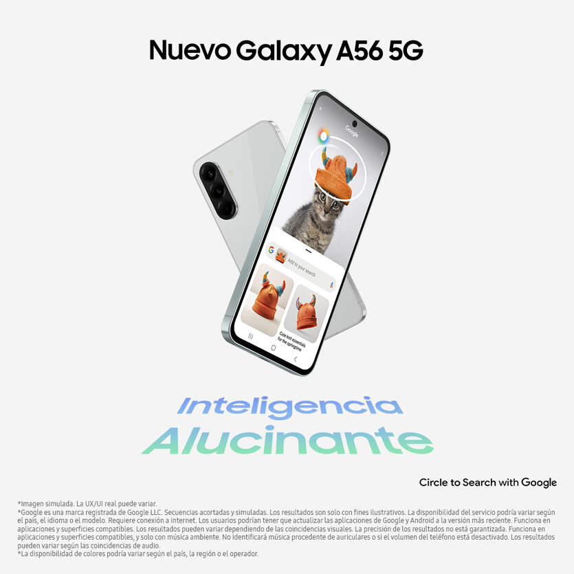 Samsung Galaxy A56 5G 256GB Negro – Android 15