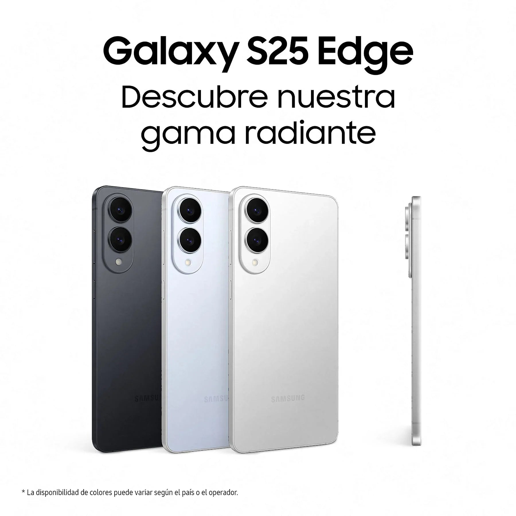 Samsung Galaxy S25 Edge 512GB Negro 12GB RAM