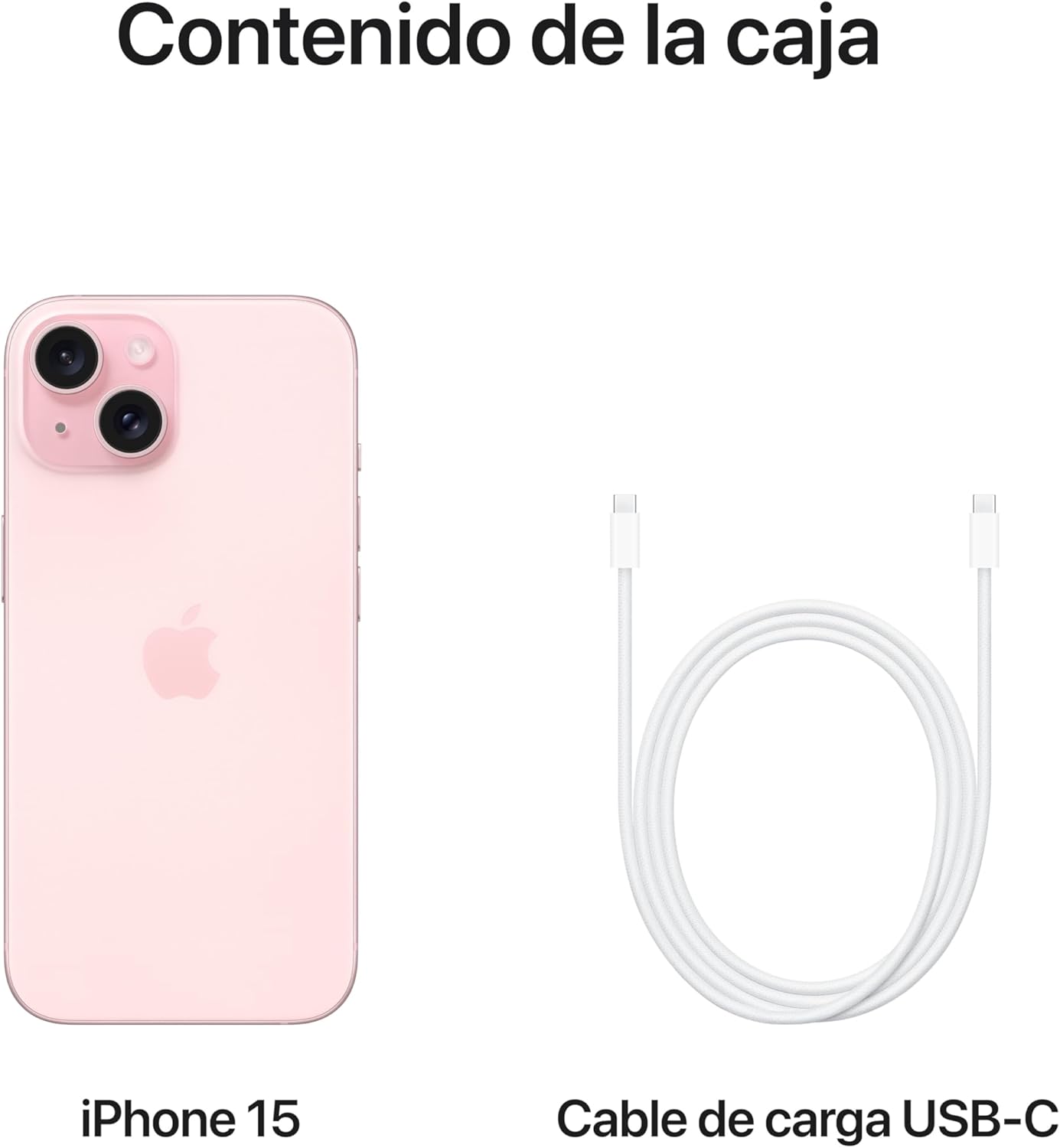 iPhone 15 128GB Rosa – Apple 5G 6.1 pulgadas