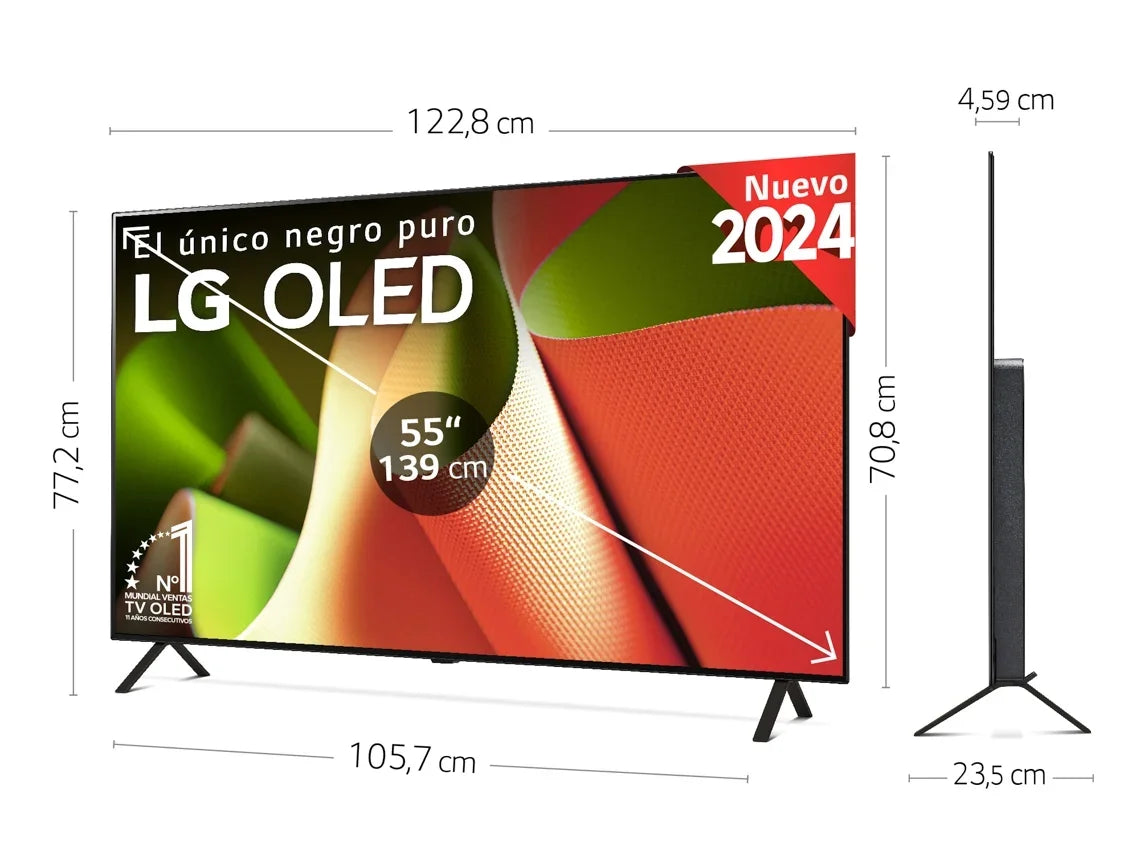 TV LG OLED55B46LA (OLED - 55'' - 140 cm - 4K Ultra HD - Smart TV)