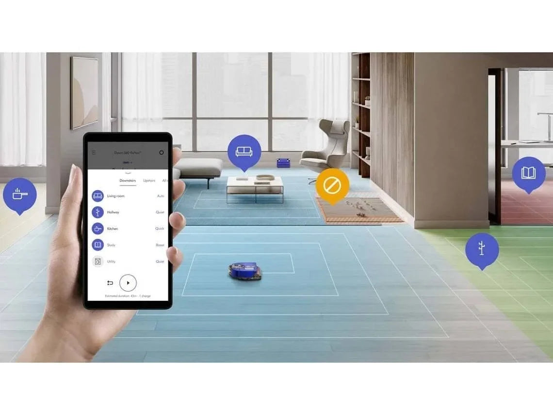 Aspirador Robot DYSON 360 Vis Nav (Autonomía 65 min - Azul)