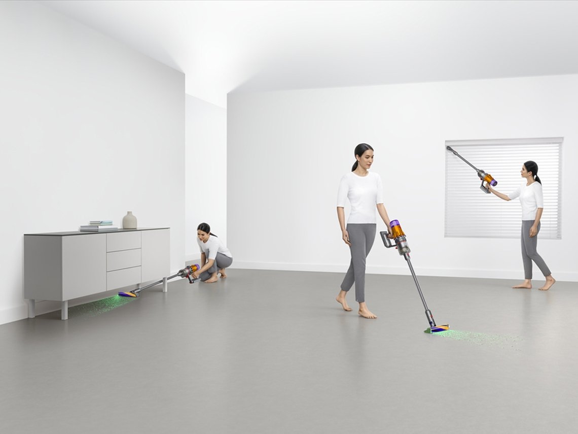 Aspiradora Escoba DYSON V12 DETECT SLIM Absolute (Autonomía 60 min - 350 ml)