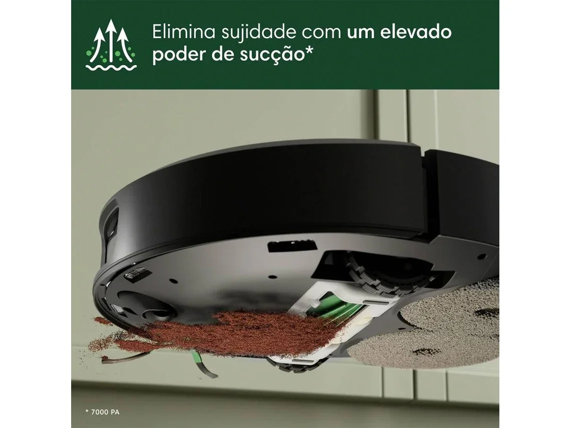 Aspiradora Robot IROBOT Roomba Plus 505 Combo + Base Autowash (Autonomía: 180 min - Negra)