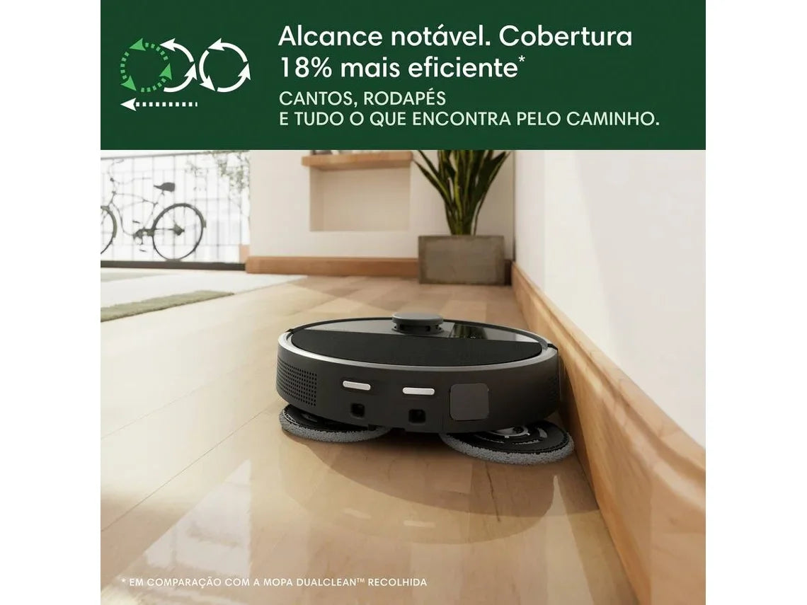 Aspiradora Robot IROBOT Roomba Plus 505 Combo + Base Autowash (Autonomía: 180 min - Negra)