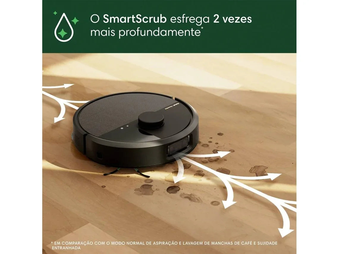 Aspiradora Robot IROBOT Roomba Plus 505 Combo + Base Autowash (Autonomía: 180 min - Negra)
