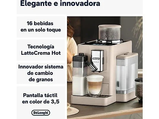 Cafetera superautomática - De'Longhi Rivelia EXAM440.55.BG, Molinillo integrado