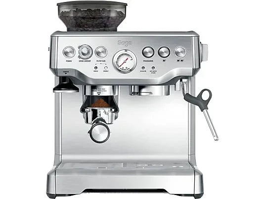 Cafetera superautomática - Sage SES875BSS2EEU1A Barista, 15 bar