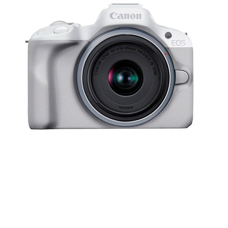 Canon EOS R50 Blanca + RF-S 18-45 mm IS STM