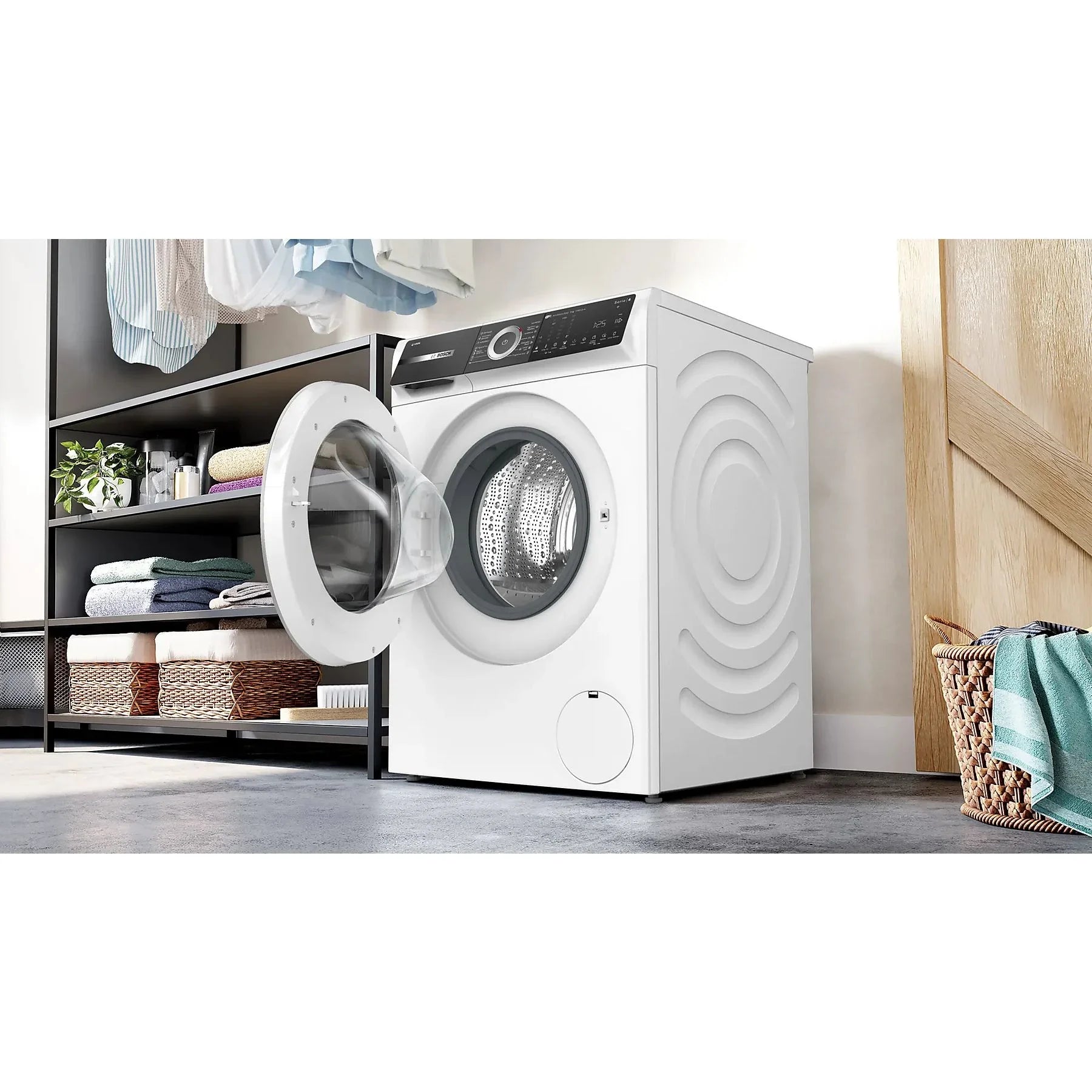 Lavadora carga frontal - BOSCH Serie 6 WGH244A0ES, 9 kg,