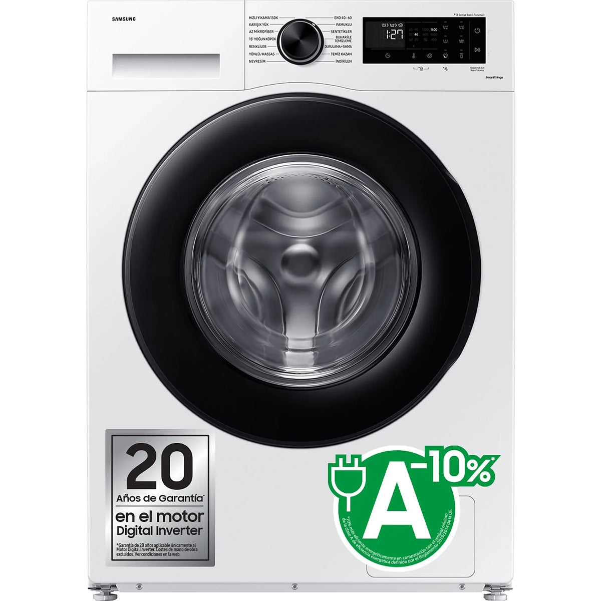 Lavadora carga frontal - Samsung WW90CGC04DAEEC, 9 kg