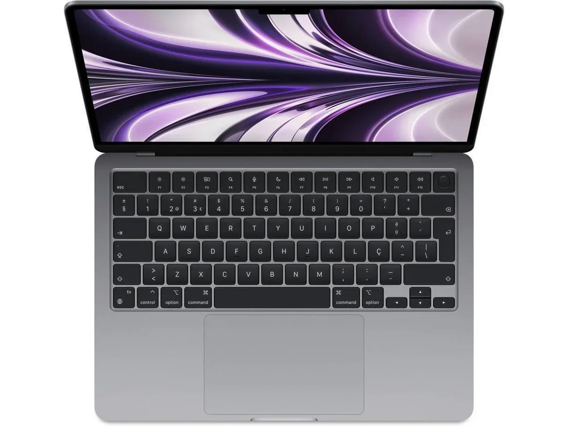 MacBook Air APPLE Gris Sideral - MLXW3Y/A (13.6'' - Apple M2 8-core - RAM: 8 GB - 256 GB SSD - GPU 8-core)
