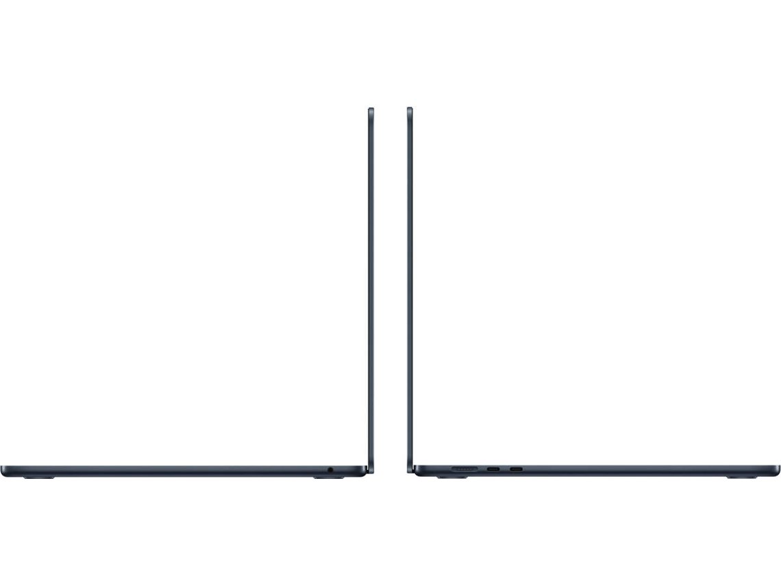 MacBook Air APPLE Medianoche (15'' - Apple M4 10 núcleos - RAM: 24 GB - 512 GB - GPU de 10 núcleos)