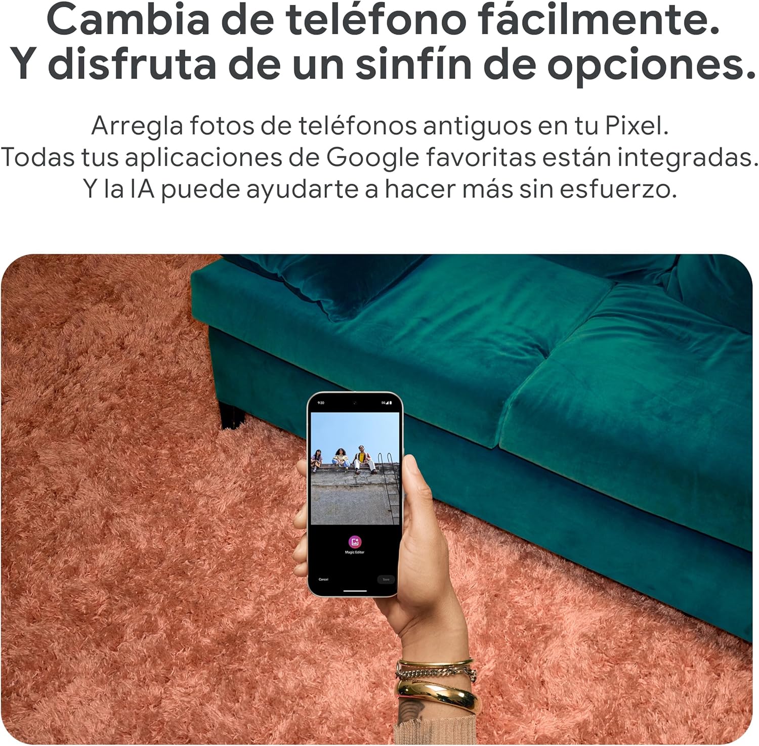 Google Pixel 9 256GB Porcelana – Android 6,3"