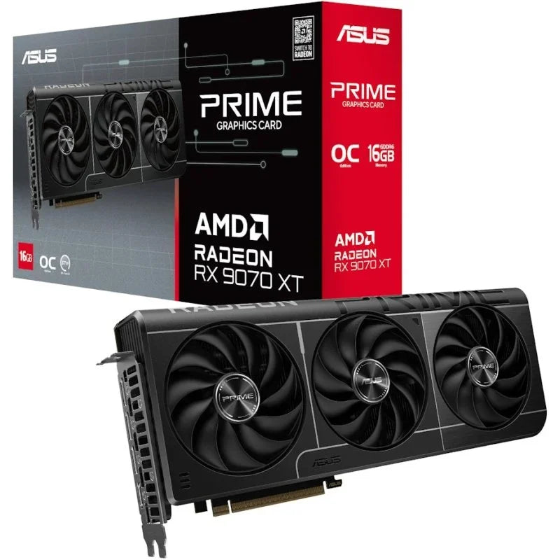 Tarjeta gráfica RX 9070 XT OC 16GB GDDR6 ASUS PRIME